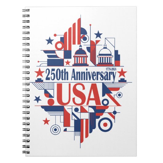 America’s 250th anniversary notitieboek (Voorkant)