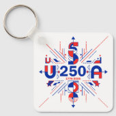 America’s 250th anniversary sleutelhanger (Voorkant)