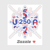 America’s 250th anniversary sticker (Vel)