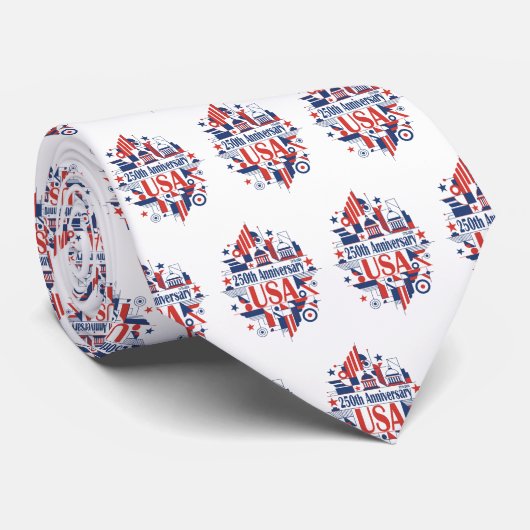 America’s 250th anniversary stropdas (Opgerold)