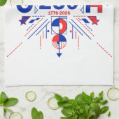 America’s 250th anniversary theedoek (Gevouwen)