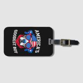 America’s Goodest Boy Dog Bagagelabel (Voorkant (horizontaal))