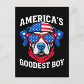 America’s Goodest Boy Dog Briefkaart (Voorkant)