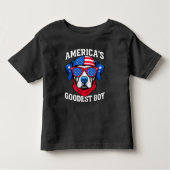 America’s Goodest Boy Dog Kinder Shirts (Voorkant)