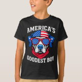 America’s Goodest Boy Dog T-shirt (Voorkant)
