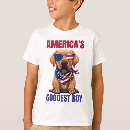 America’s Goodest Labrador T-shirt (Voorkant)