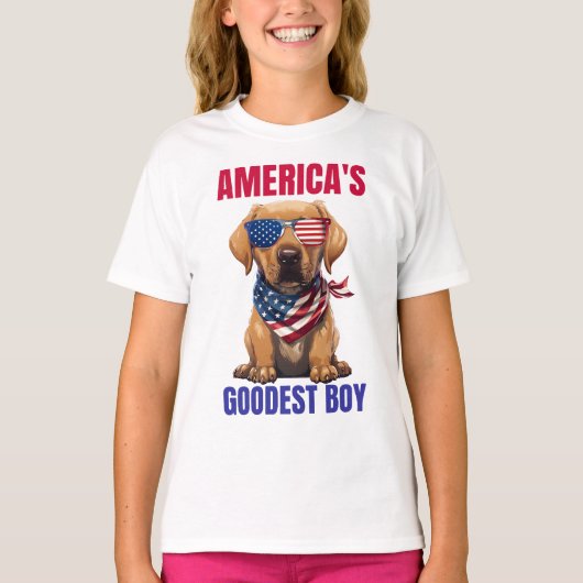 America’s Goodest Labrador T-shirt (Voorkant)