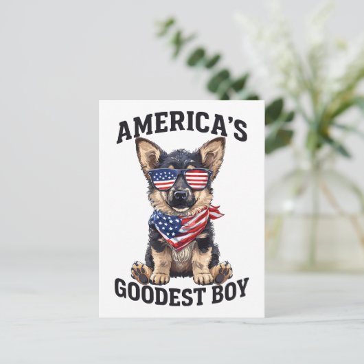 America’s Goodest Shepherd Briefkaart (Staand voorkant)