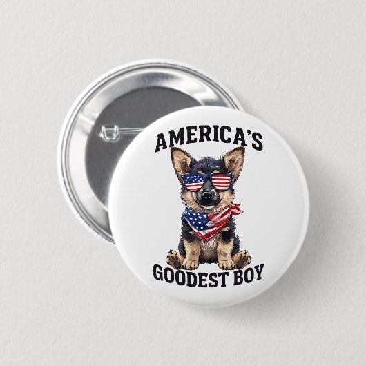 America’s Goodest Shepherd Ronde Button 5,7 Cm (Voorkant /achterkant)