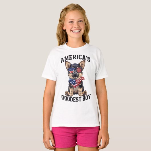 America’s Goodest Shepherd T-shirt (Voorkant volledig)