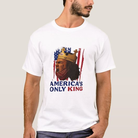 America’s Only King T-shirt (Voorkant)
