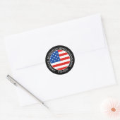 America Semiquincentennial 1776-2026 USA 250 Flag Ronde Sticker (Envelop)