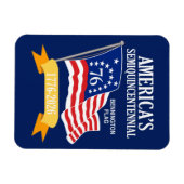 America Semiquincentennial 1776-2026 USA 250 Magneet (Horizontaal)