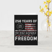 America Semiquincentennial juli 4 2026 250 jaar O Kaart (Gele Bloem)