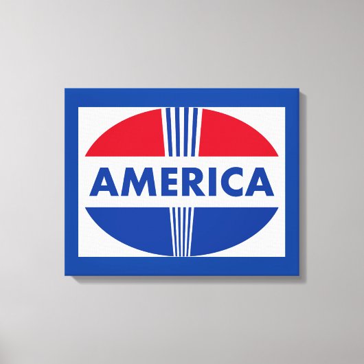 AMERICA SIGN CANVAS AFDRUK (Voorkant)
