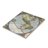 America Sive India Nova Tegeltje (Zijkant)