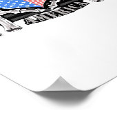 America Skeleton Hands Poster (Hoek)