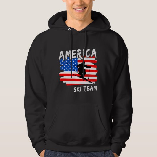 America Ski Hoodie (Voorkant)
