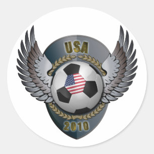 America Soccer Crest Ronde Sticker