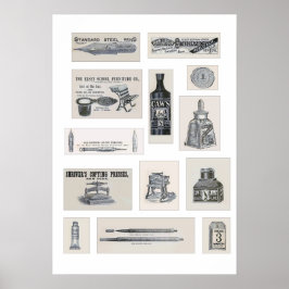 America Stationer 1881 Poster