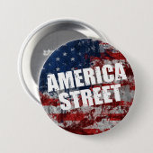 America Street Button (Voorkant /achterkant)