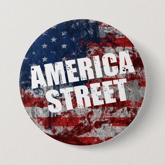America Street Button (Voorkant)