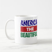 America The Beautiful Topographical Map Koffiemok (Links)