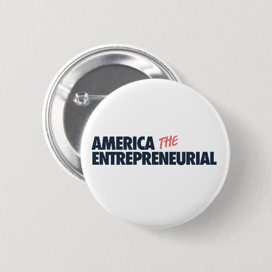 America the Entrepreneurial Button (Voorkant /achterkant)