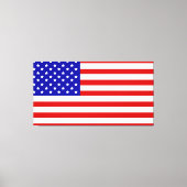 america, the land of proud americans canvas afdruk (Voorkant)