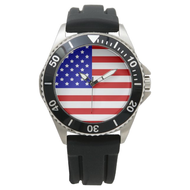 america, the land of proud americans horloge (Voorkant)