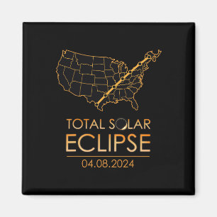 America Total Solar Eclipse April 8 2024 Verenigde Magneet