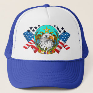 AMERICA Triple Eagle Trucker Hat Trucker Pet