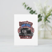 America Trucker Briefkaart (Staand voorkant)