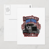America Trucker Briefkaart (Voorkant / Achterkant)
