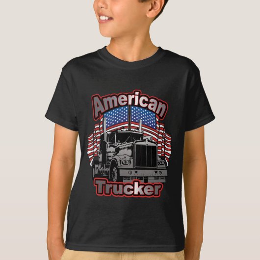 America Trucker T-shirt (Voorkant)