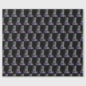 America Trump Amerikaanse vlag Cadeaupapier (Vlak)