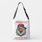 America US Flag Cool Bald Eagle USA Tas (Achterkant)