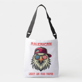 America US Flag Cool Bald Eagle USA Tas