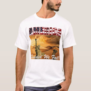 AMERICA verdeelde ons, Herfst, verenigd wij T-shirt