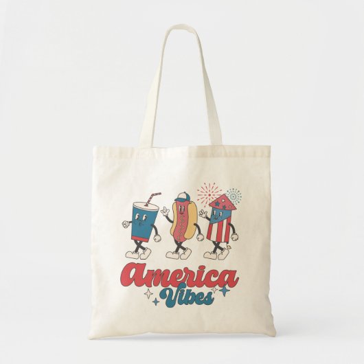 America Vibes Tote Bag (Voorkant)
