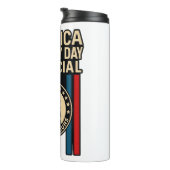 America Victory Day - Eer de dapperen vandaag! Thermosbeker (Geroteerd rechts)