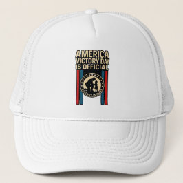 America Victory Day - Eer de dapperen vandaag! Trucker Pet