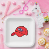 America Was Built By Immigrants Plates Papieren Bordje (Feest)