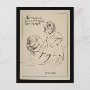 America_will_be_as_Propaganda Poster Briefkaart