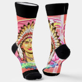 America Women Sokken (Gebogen)