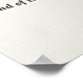 America Word Art Map Vorm en Citaat Poster (Hoek)