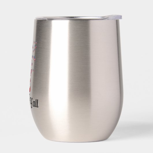 America Y'all Wine Tumbler (Links)