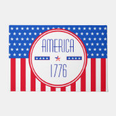 "American 1776 patriotic doormat Deurmat (Voorkant)