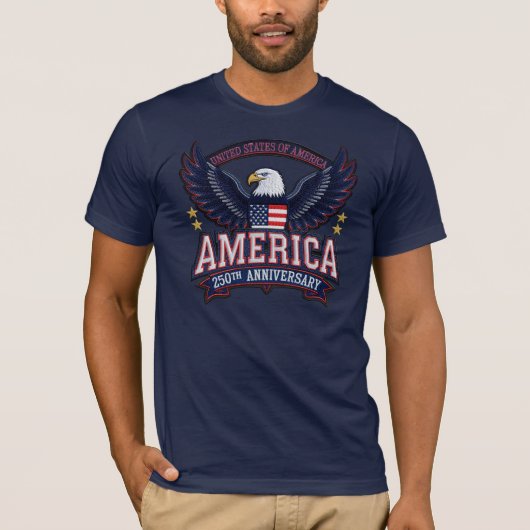 American 250th Celebration Shirt (Voorkant)