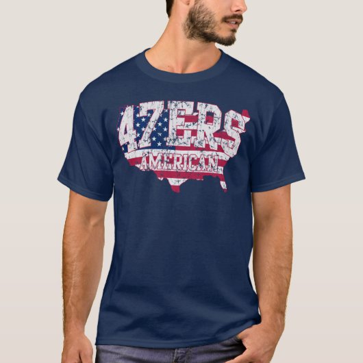 American 47 ers 47% Romney Speech t shirt (Voorkant)